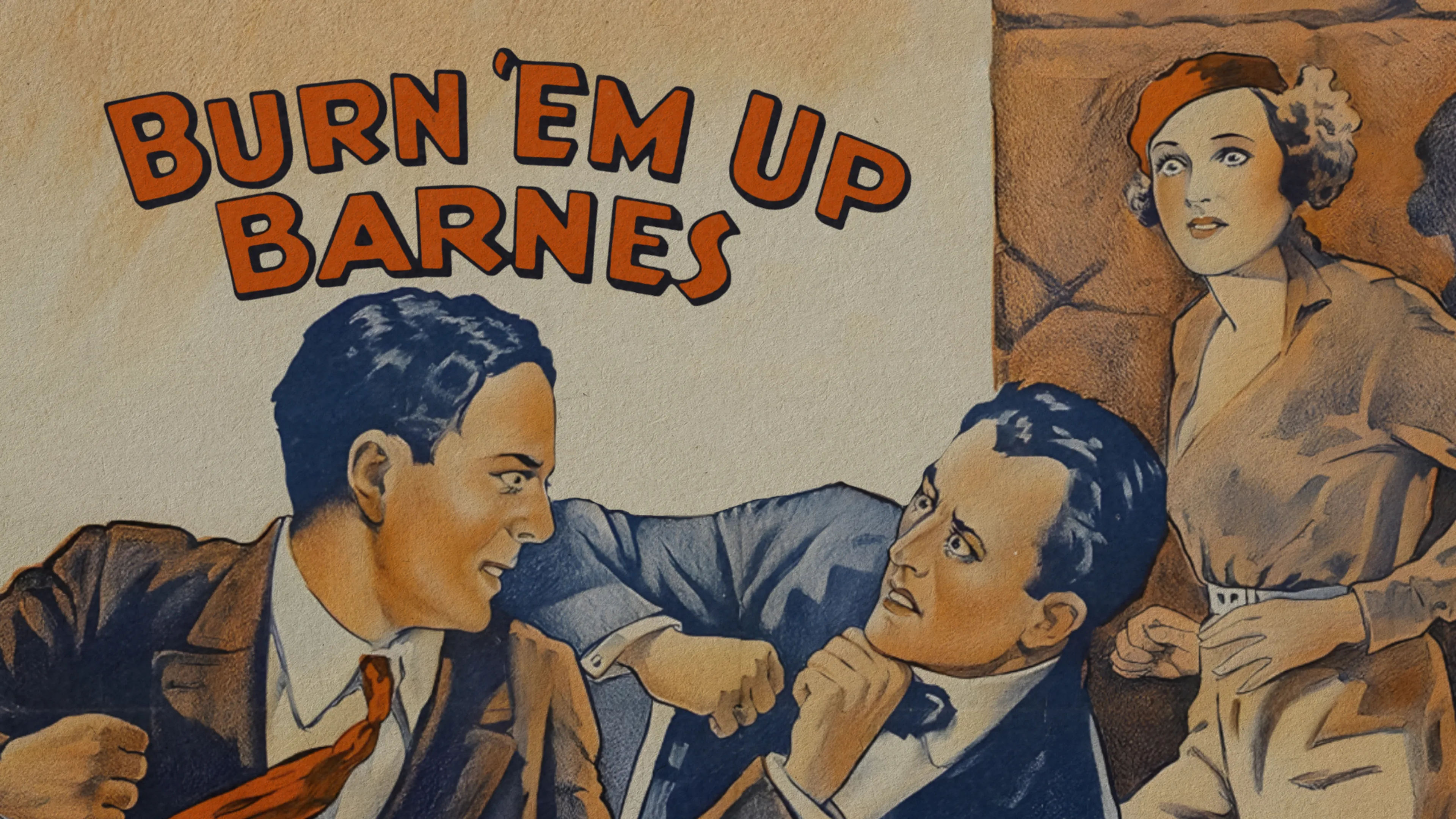 Burn ‘Em up Barnes poster